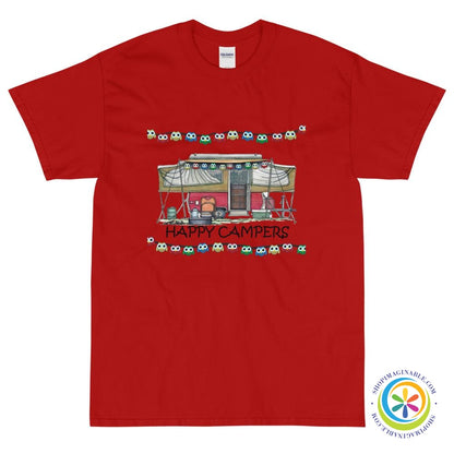 Happy Campers Unisex T-Shirt-ShopImaginable.com