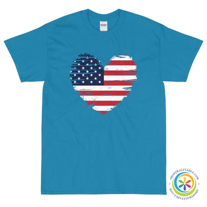Heart of USA Unisex T-Shirt-ShopImaginable.com