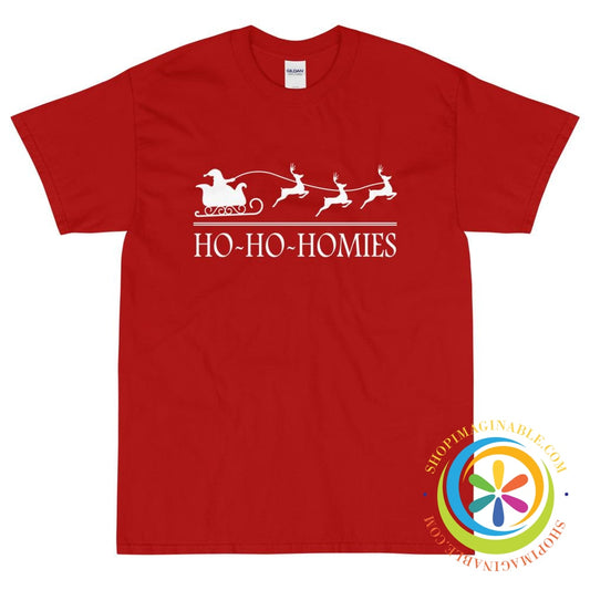 Ho Ho Homies Unisex Holiday T-Shirt - Funny-ShopImaginable.com