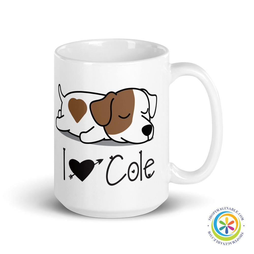I Love My Beagle Personalized Dog Coffee / Cup-ShopImaginable.com