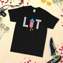 LIT Fireworks July 4th Unisex T-Shirt-ShopImaginable.com