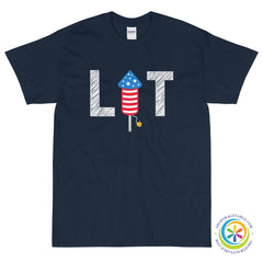 LIT Fireworks July 4th Unisex T-Shirt-ShopImaginable.com