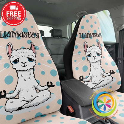 Llamast'ay Namaste Car Seat Covers-ShopImaginable.com