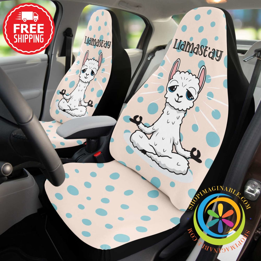 Llamast'ay Namaste Car Seat Covers-ShopImaginable.com
