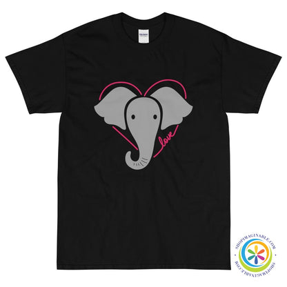 Love Elephants Not Trump Unisex T-Shirt-ShopImaginable.com
