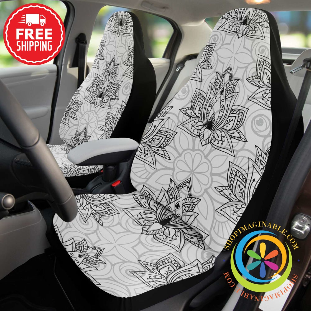 Mandala Lotus Classical Car Seat Cover-ShopImaginable.com