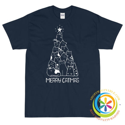 Merry Catmas Tree Unisex T-Shirt-ShopImaginable.com