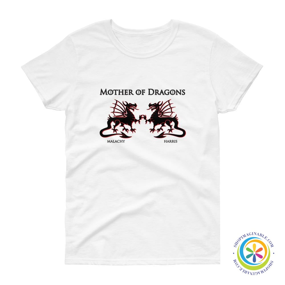 Mother of Dragons Personalized Custom Ladies T-Shirt-ShopImaginable.com