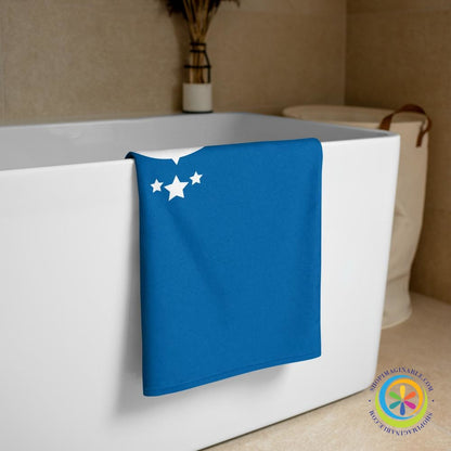 Nautical Personalized Anchor Beach Bath Towel-ShopImaginable.com