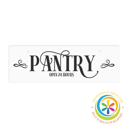 Pantry Ceramic Wall Sign 12 × 4 / Rectangle Home Decor