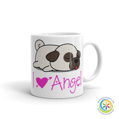 Personalized I Love My Pug Coffee Mug Cup-ShopImaginable.com