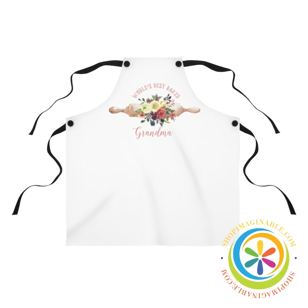 Personalized Name Worlds Best Baker Apron One Size Accessories