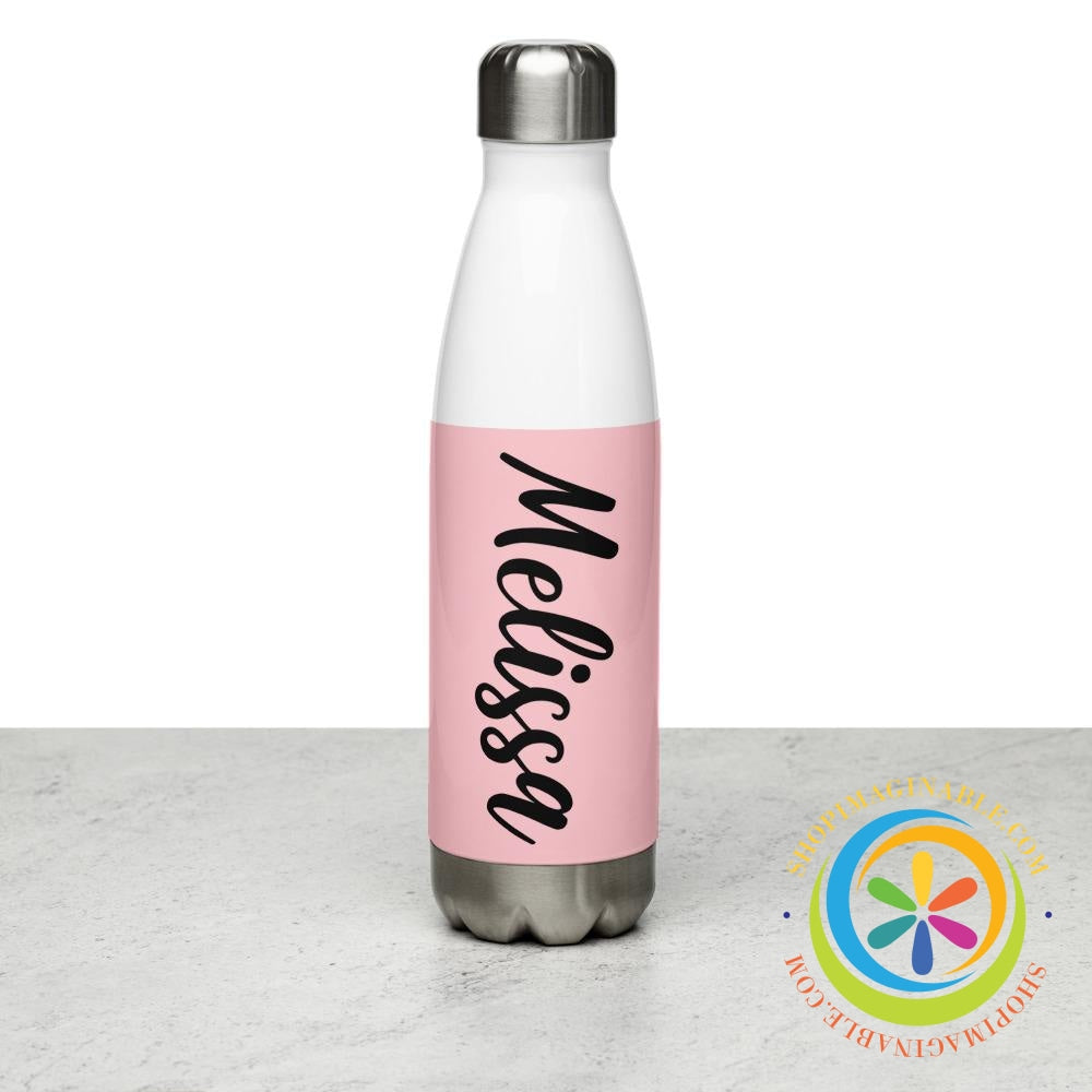 Personalized Water Bottle Color & Name-ShopImaginable.com