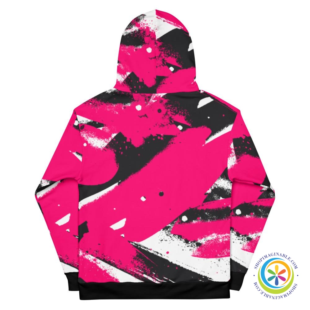 Pink & Black Vibes Unisex Hoodie-ShopImaginable.com