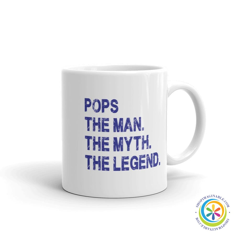 Pops. The Man. The Myth. The Legend Coffee Cup Mug-ShopImaginable.com