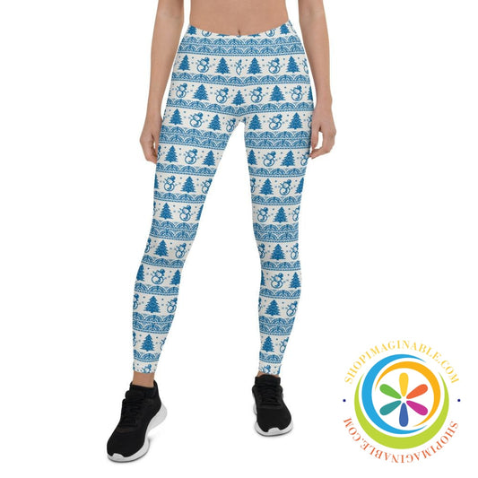 Snowman Sweater Leggings-ShopImaginable.com