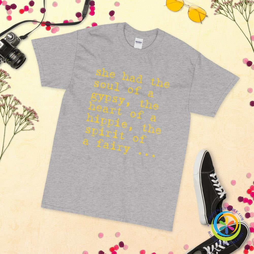 Soul of a Gypsy & Heart of a Hippie...Unisex T-Shirt-ShopImaginable.com