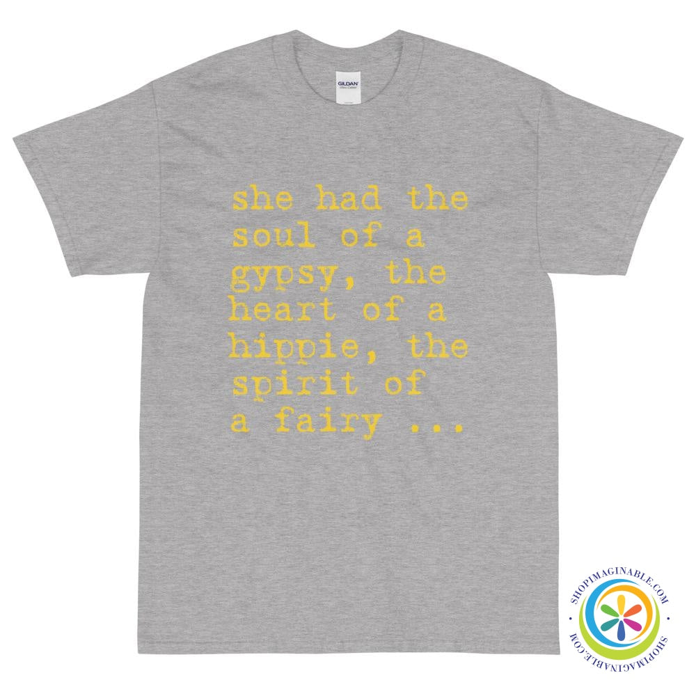 Soul of a Gypsy & Heart of a Hippie...Unisex T-Shirt-ShopImaginable.com