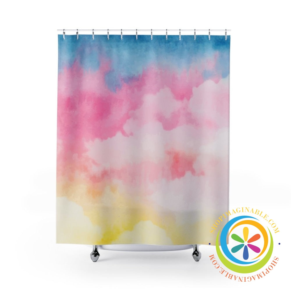 Spectacular Sky Clouds Shower Curtain 71 × 74 Home Decor