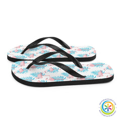 Summer Flamingo Flip-Flops-ShopImaginable.com