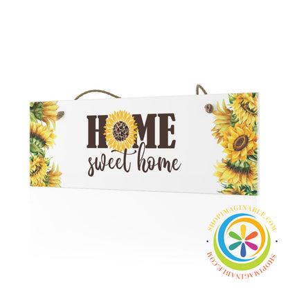 Sunflower Home Sweet Ceramic Wall Sign Decor