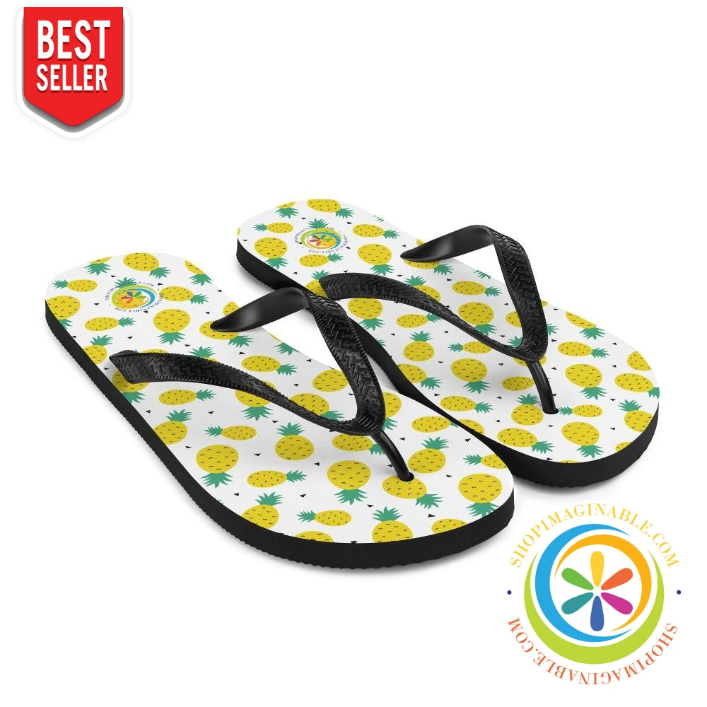 Sweet Pineapple Flip-Flops-ShopImaginable.com