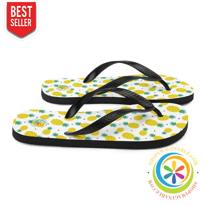 Sweet Pineapple Flip-Flops-ShopImaginable.com