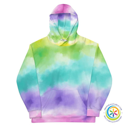 Tie-Dye Rainbow Perfection Unisex Hoodie-ShopImaginable.com