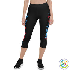 Why Fit In When You Were Born To Stand Out Capri Leggings-ShopImaginable.com