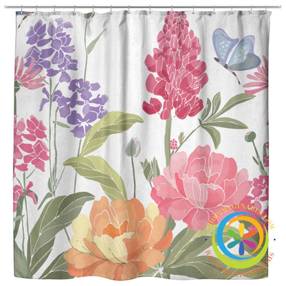 Wild Flowers Romantic Oxford Shower Curtain Home Goods
