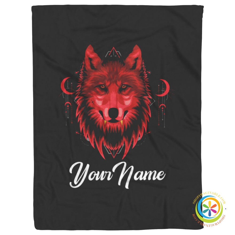 Wolf Wolves Throw Blanket Personalized For You! Home Goods