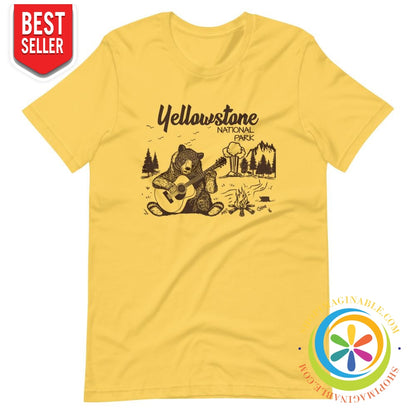 Yellow National Park Short-Sleeve Unisex T-Shirt-ShopImaginable.com