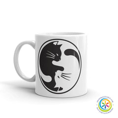 Yin Yang Cat Lover's Coffee Mug Cup-ShopImaginable.com
