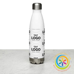 Your Logo Custom Stainless Steel Water Bottle-ShopImaginable.com